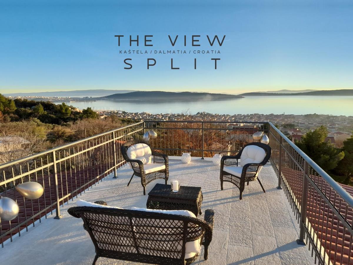 The View Split. Highlight With Roof-Top-Terrace And Pool Kaštela 外观 照片